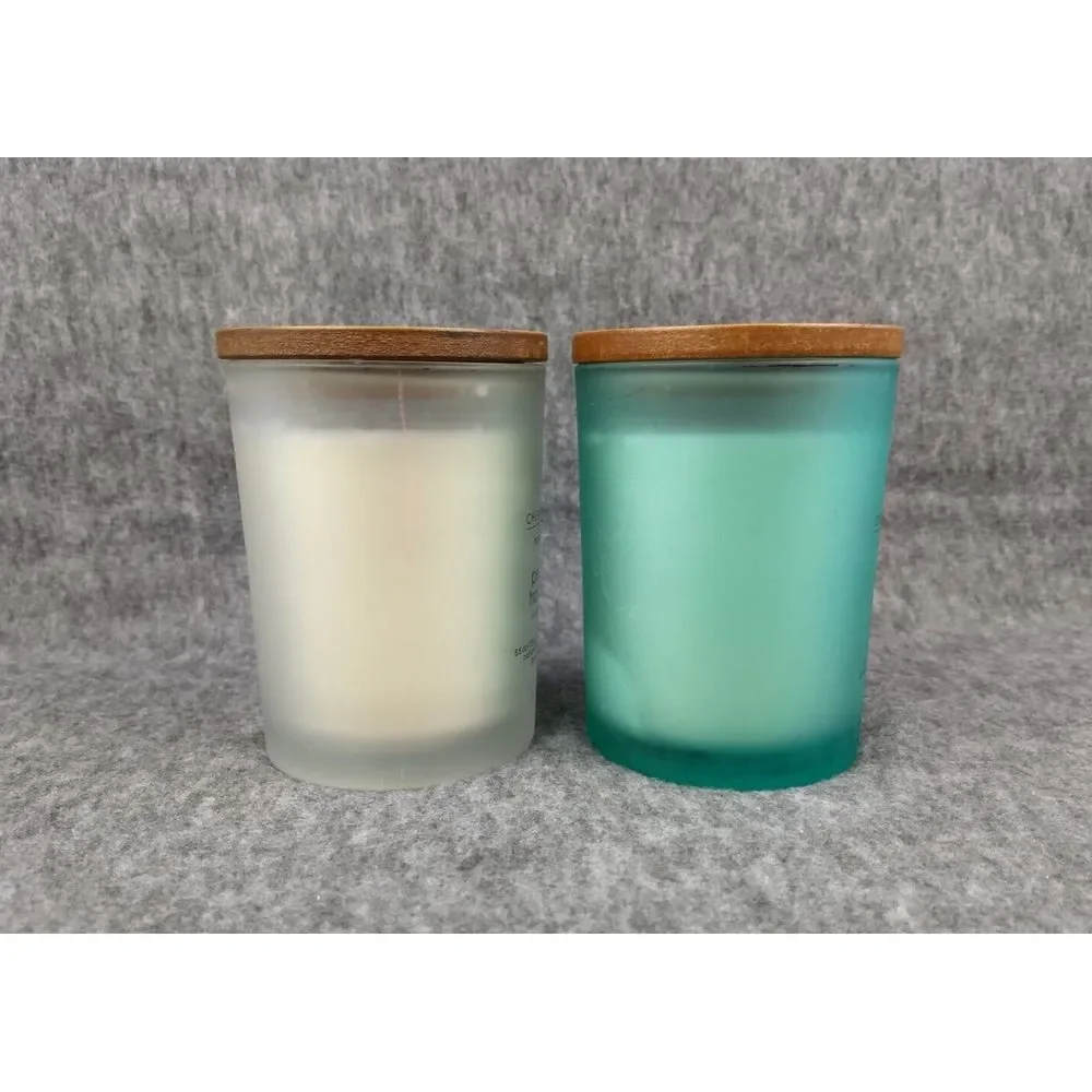 Chesapeake Bay Mind Body Candle Peace Tranquility Nourish Renew 1-Wick Lot/2 NEW